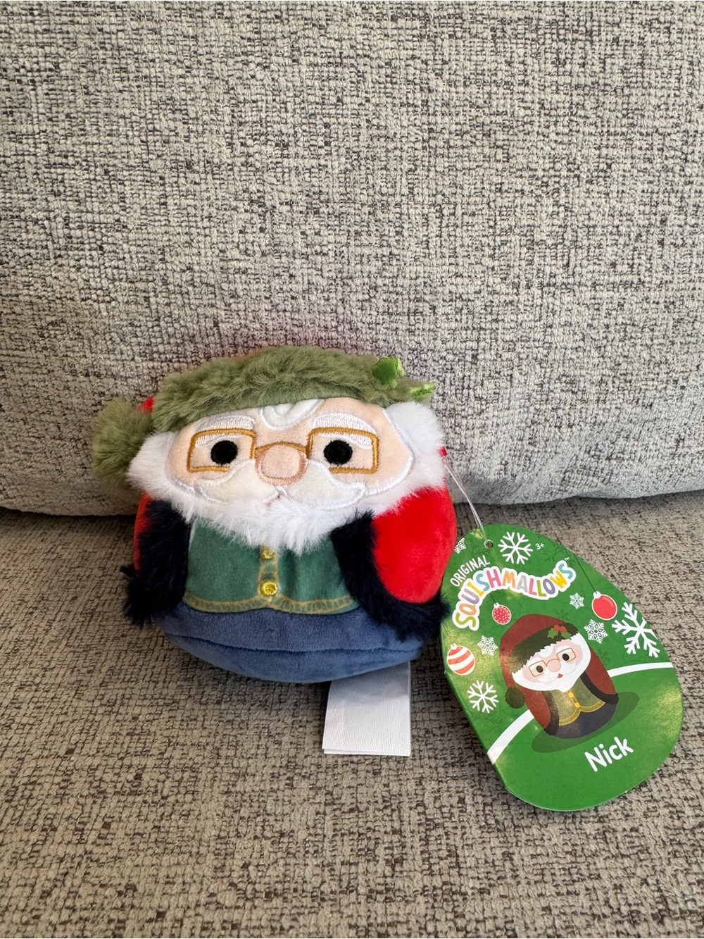 5 “ Squishmallows Holiday Plush - Nick S4 76-19